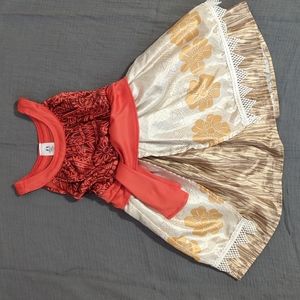 Little Adventurers Moana Island Princess Dress Size Small (1-3 Years)